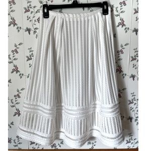 H&M Crochet Lace A-Line Skirt